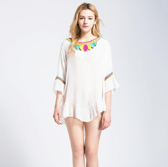 Knit New Hollow Beach Swimwear Bikini Cover Up