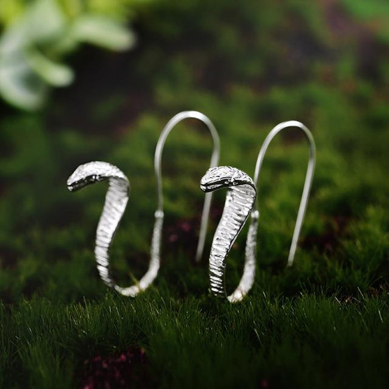 Hooded Snake Earrings