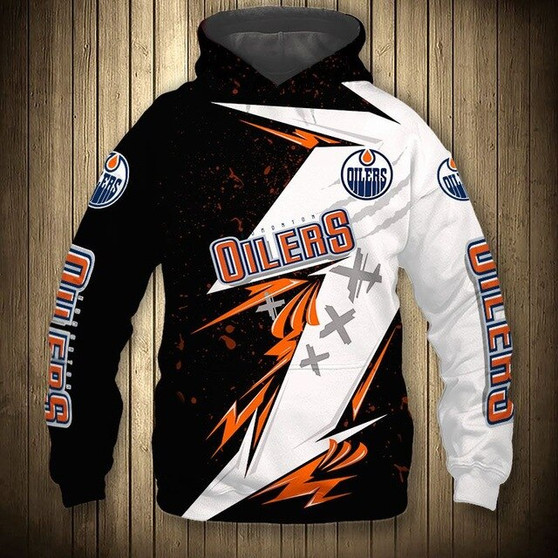 Edmonton Oilers Graffiti Casual Hoodie