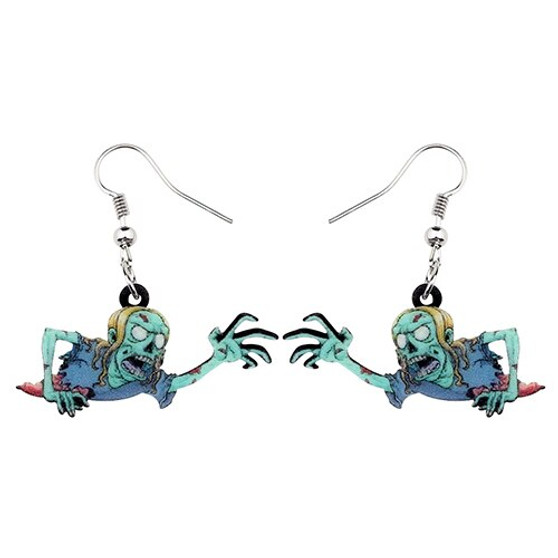 FREE OFFER Halloween Crawling Zombie Earrings