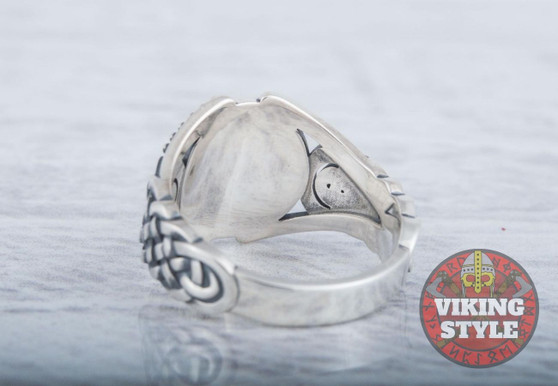 Valknut Ring - Endless Knot, 925 Silver