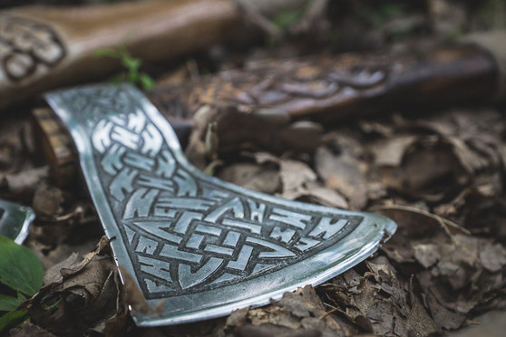 Handmade Viking Axe - Viking Symbol