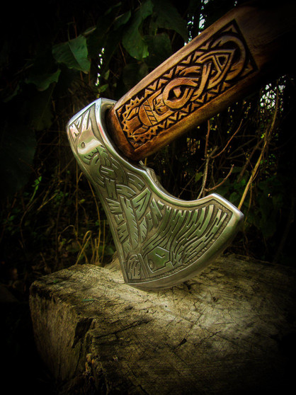 Handmade Viking Axe - Odin