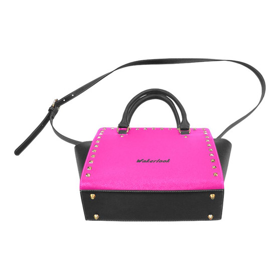 Pink Rivet Shoulder Wakerlook Handbag