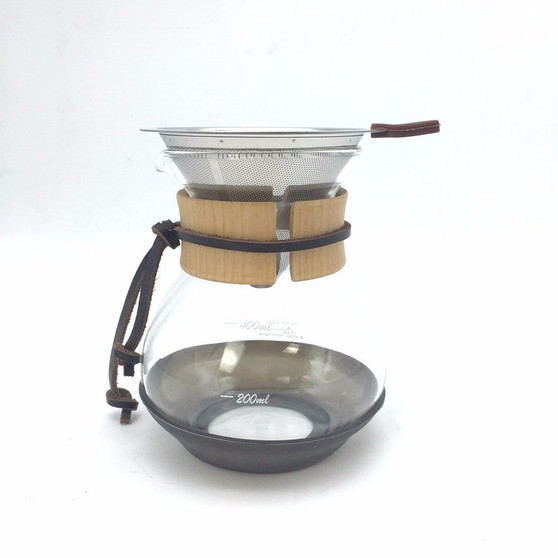 1-2 cups of coffee a portable stainless steel metal filter screen filter funnel / filter cup filters drip coffee and tea tools