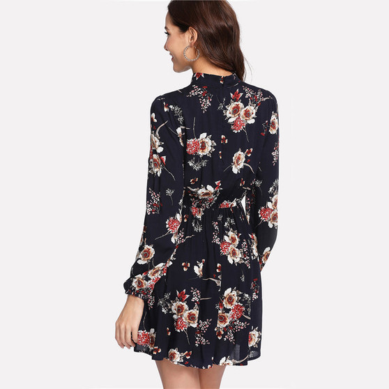 Autumn Floral Dress