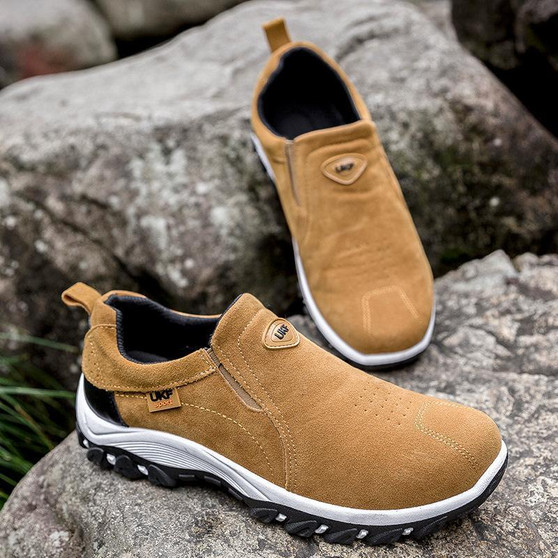 Men's Waterproof Athletic Casual Slip-On Hiking Outdoor Sneakers