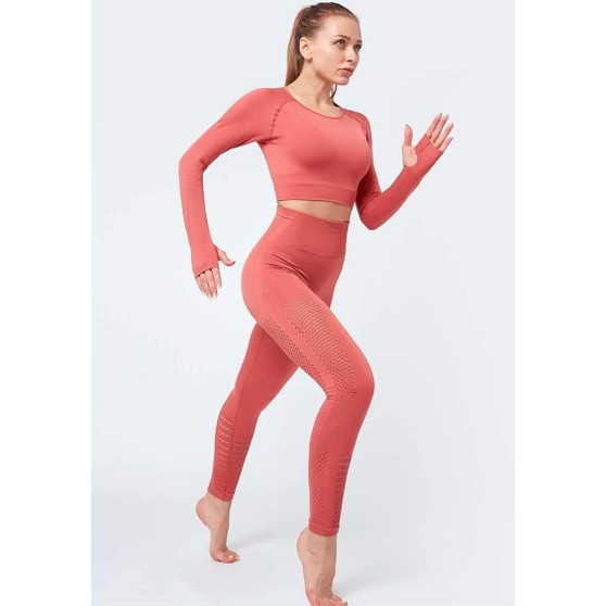 MEND Seamless Wind Legging - Red