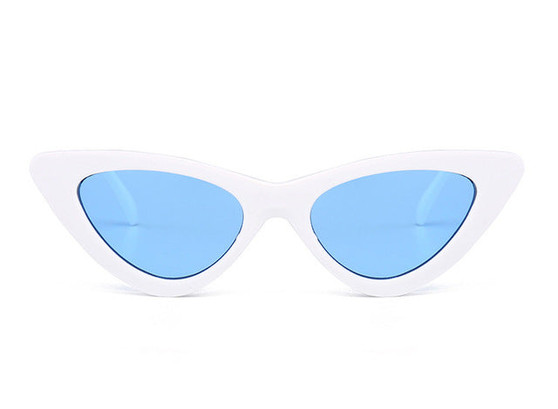 Womens 50mm Cat Eye Gradient Color Tint Mirror Lenses UV400 Sunglasses