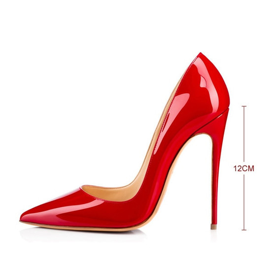 Onlymaker Original Top quality Women Pumps Pointed Toe Thin Heels Pumps Nice Patent Leather Shoes Woman Plus US Size 5~15