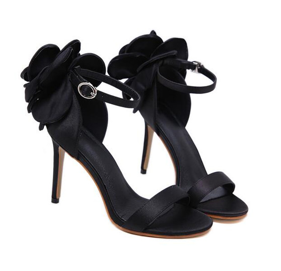 Butterfly-knot Stiletto Ankle Strap