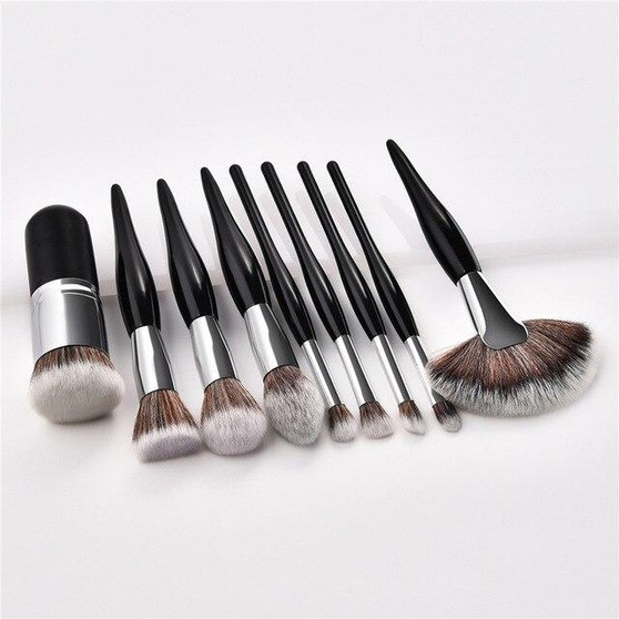 4/8 Pcs Makeup Brush Kit Soft Synthetic Hair Wood Handle Make Up Brushes Foundation Powder Blush Eyeshadow Cosmetic Makeup Tools