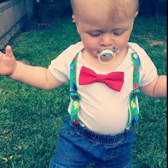 First Birthday Dinosaur Outfit - Shirt - 1st Birthday Boy - Dinosaur Party - Dinosaur Theme - Dinosaur Outfit - Dinosaur Suspenders - Green