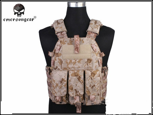 Emersongear Molle Tactical Vest Body armor Hunting plate Carrier Airsoft 094K M4 Pouch Emerson Combat Gear EM7356 Multicam