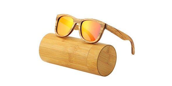100% Real Zebra Wood Sunglasses WSG07