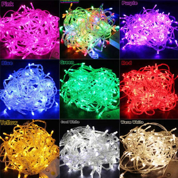 10M 100 Led String Garland Christmas Tree Fairy Light Luce Waterproof Home Garden Party Outdoor Holiday Decoration