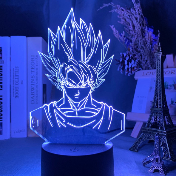 Dragon Ball Goku Super Saiyan 3D Lamp