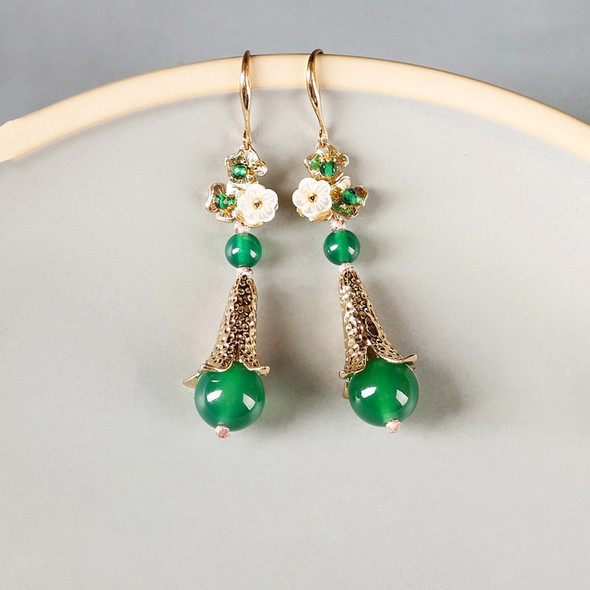 Verna Green Dangle Earrings