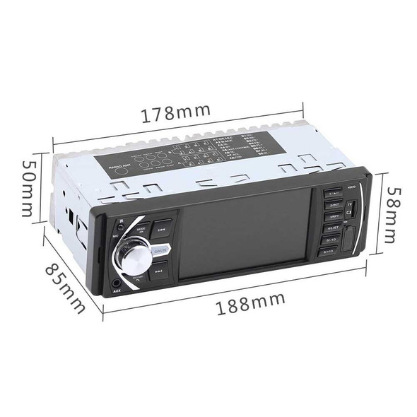 Multimedia Car Radio MP3 Bluetooth Rear view Camera