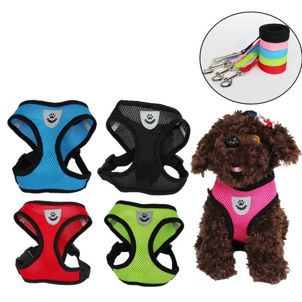 Cat/Dog Adjustable Harness Vest With Leash