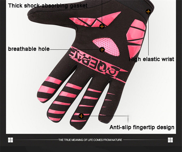 Women Cycling Gloves Full Finger