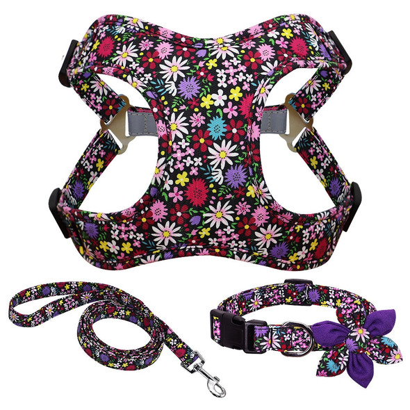 French Bulldog Harness Leash and Collar Set