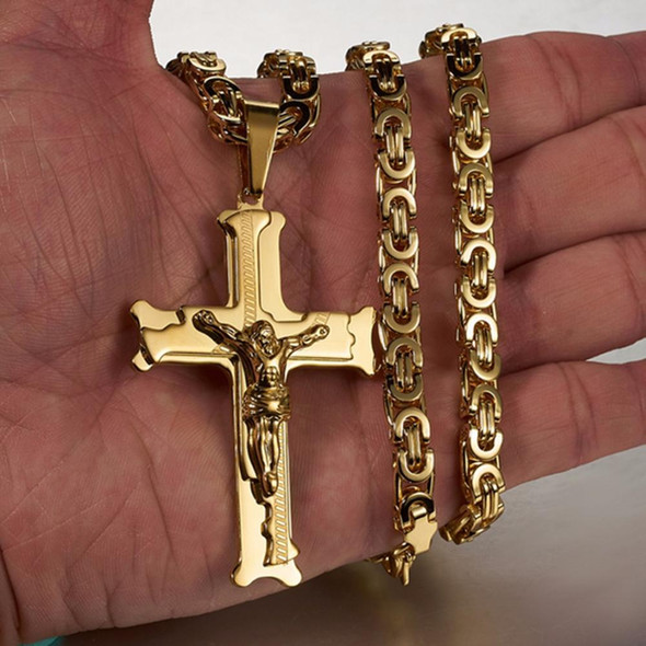 Jesus Cross Crucifix Pendant Necklace