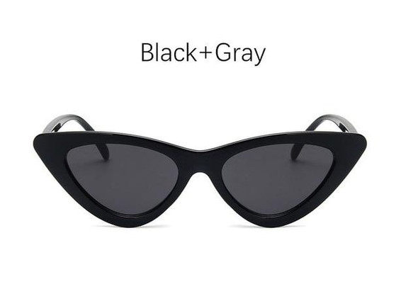 cat eye shade for women fashion sunglasses brand woman vintage retro triangular cateye glasses oculos feminino sunglasses Sexy