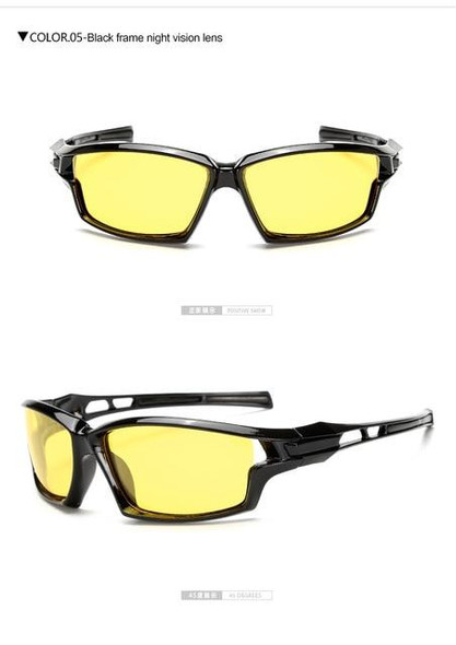 Yellow Lense Night Vision Driving Glasses Polarized Driving Sunglasses Polaroid Goggles Reduce Glare