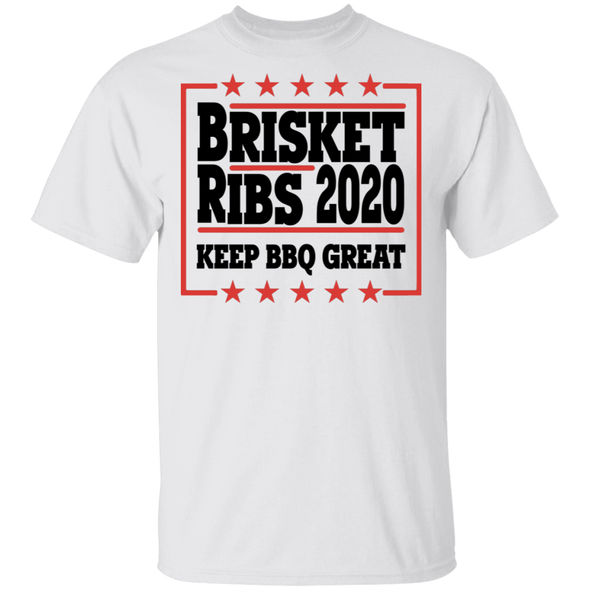 Brisket Ribs 2020 T-Shirt Keep BBQ Great Funny Classic Tee BBQ Grilling Gifts For Food Lovers_