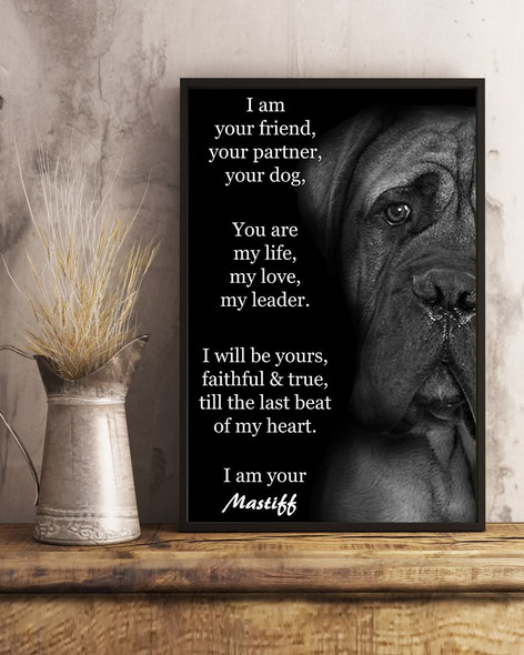 Maine Coon I Am Your Friend Poster, Dog Poster Decorations Dog Wall Art