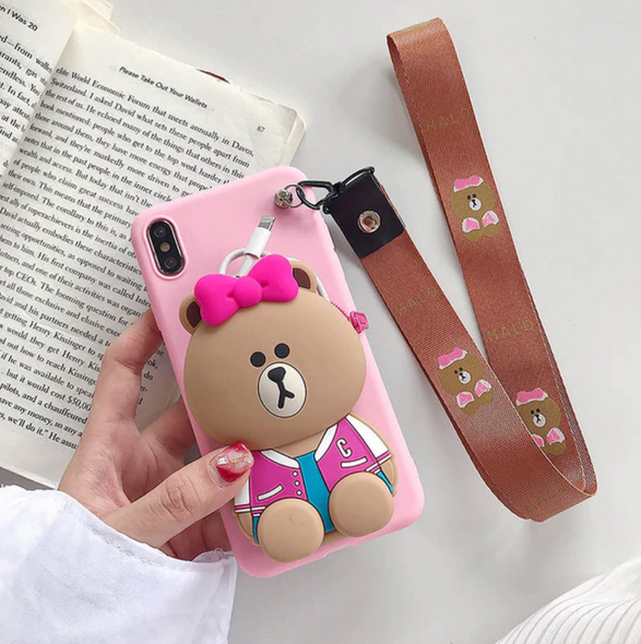 Cartoon Wallet Phone Case