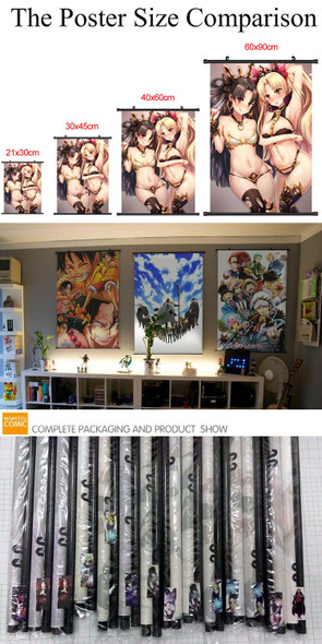 Anime Albedo Overlord wall Poster Scroll