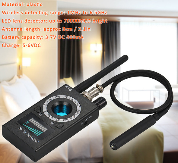 DIGITBLUE Multi-function Anti-spy Detector Camera | GSM Audio Bug Finder | GPS Signal Tracker | Wireless RF Detector | 1MHz-6.5GHz