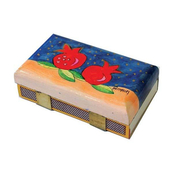 Match Box Holder - Kitchen Size - Pomegranates