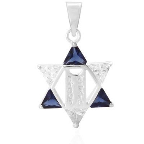 Star Necklace Pendant Torah Tablets