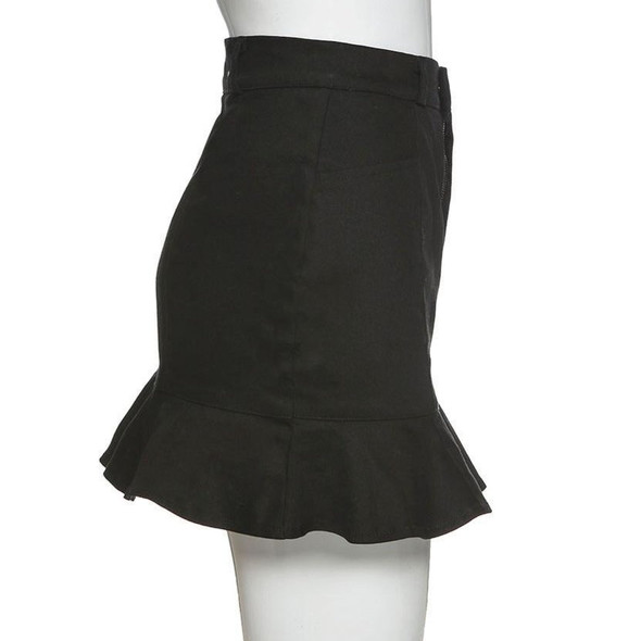 ruffle mini skirt