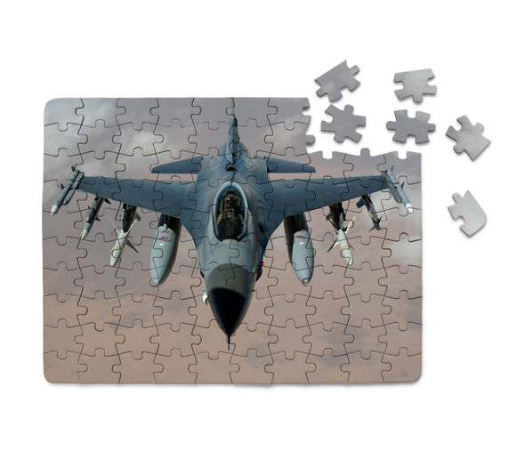 Cruising Fighting Falcon F16 Printed Puzzles
