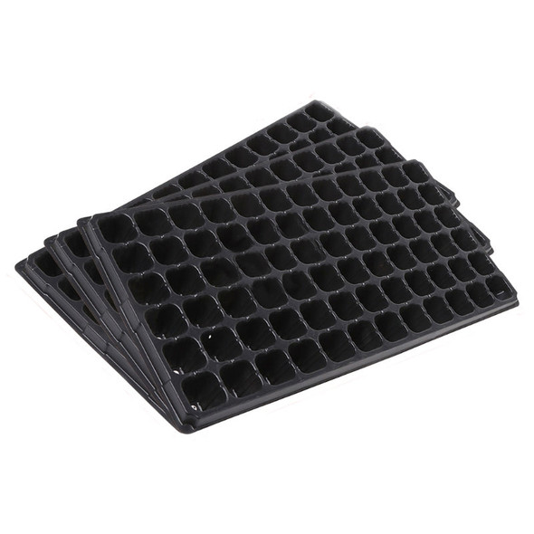 32/50/72 Hole Plant Flower Block Tray Plastic Nursery Pot Plug Planting Planter Container PVC Vegetable Seeding Flowers Pot Plastic Bowl Thicken Nursery Seeding Tray Garden Supplies