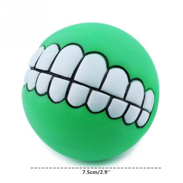 Yani Squeaky Pet Toy Sound Chew Ball Soft Fun Bite Ball Toy Teeth Tranining Dog Toy