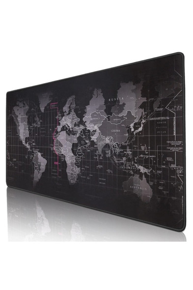 World Map Mouse Pad 90 X40 Cm Extra Large Mouse Pad Gaming Mousepad Anti-slip Natural Rubber Gaming Mouse mat cm.