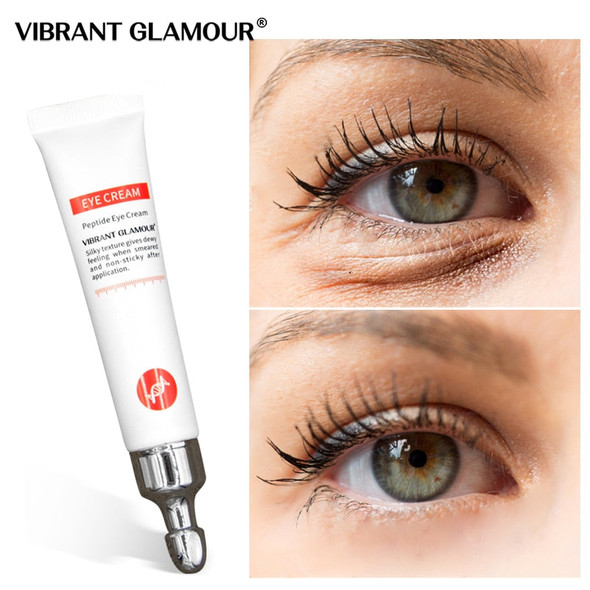 VIBRANT GLAMOUR Peptide Collagen Eye Cream Anti-Wrinkle Anti-Aging Remove Dark Circles Against Puffiness And Bags Eye Skin Care