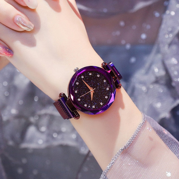 Luxury Women Watches Ladies Magnetic Starry Sky Clock Fashion Diamond Female Quartz Wristwatches relogio feminino zegarek damski