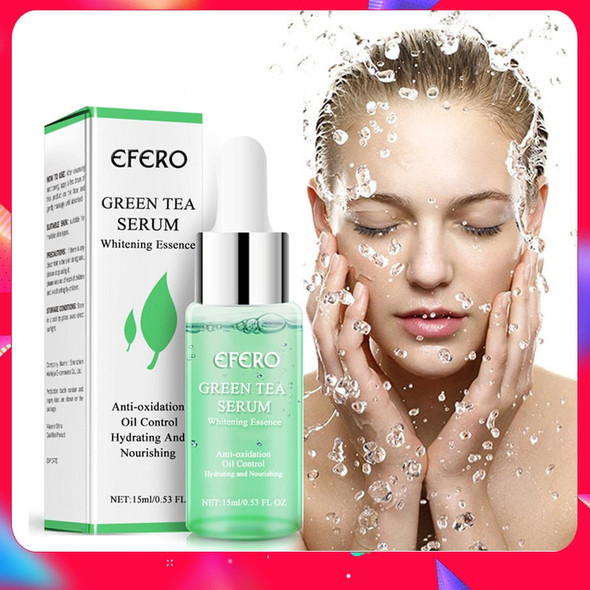 EFERO Green Tea Serum Collagen Peptides Serum AntiAging Wrinkle Lift Firming Whitening Face Cream Moisturizing Essence Skin Care