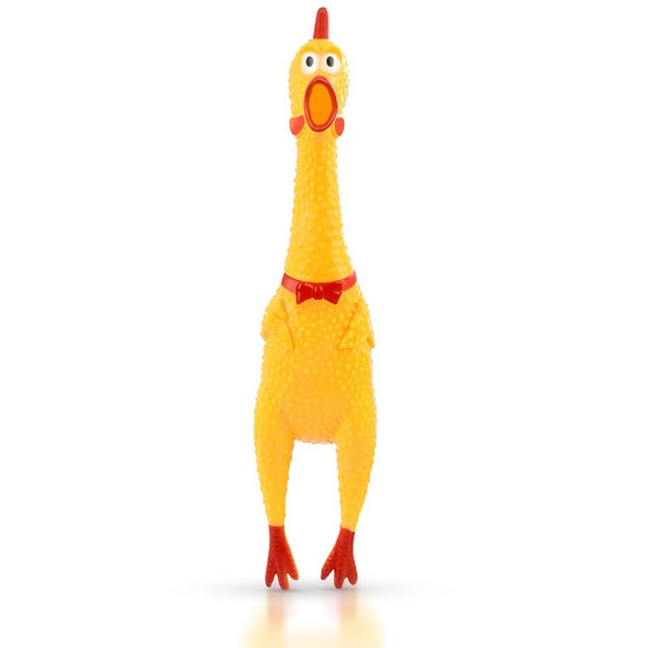 Chew Toy  - Squeaky Rubber Chicken - Dog Chew Toy