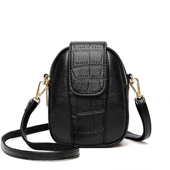 Brand Design PU Leather Crossbody Bag For Women Small Phone Purse Shoulder Bags Crocodile Pattern Mini Women Messenger Pouch Bag