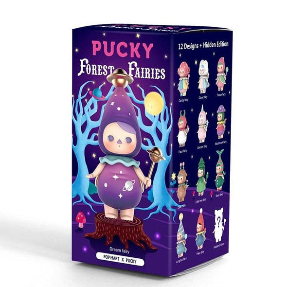 POP MART Pucky Forest fairies Toys figure blind box birthday figure free shipping