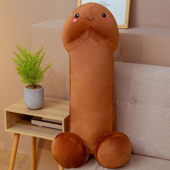 40/60/80cm Cute Long Penis Plush Toys Pillow Sexy Soft Stuffed Funny Cushion Simulation Lovely Dolls Kawaii Gift for Girlfriend