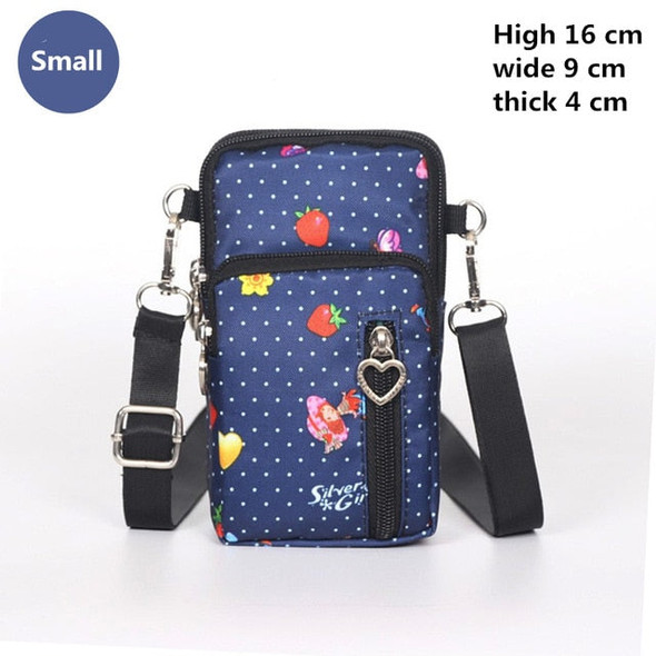 Woman Wallet Pouch Mini Shoulder Zipper Bag Girls Coin Purse Wallets Pocket Women Messenger Money Bags Cards Holder Lady Purses