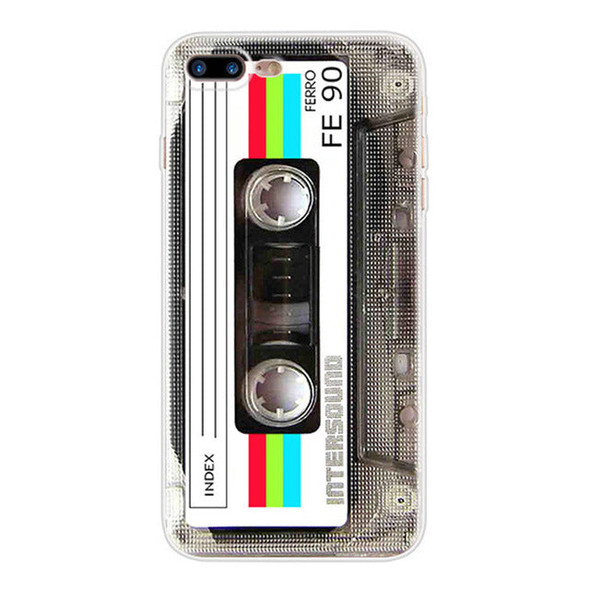 Cassette - Funny Soft TPU Case for iPhone 5 5S SE 6 6S 7 8 Plus X